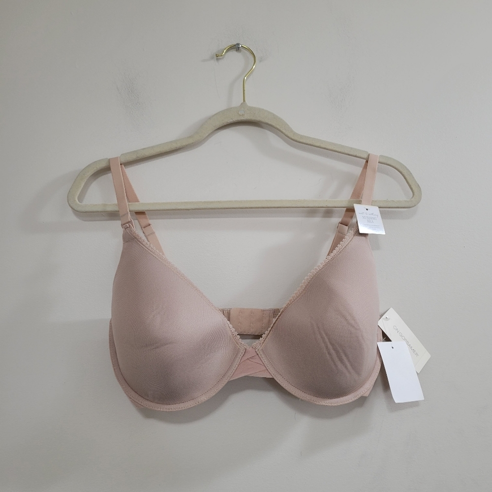 On gossamer next to nothing nursing bra 32ddd 32f nwt